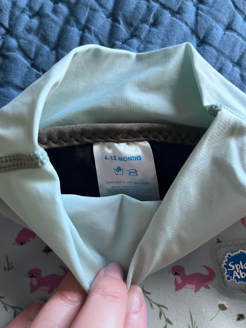 Splash About Duo Swim Diaper in Playful Otter print